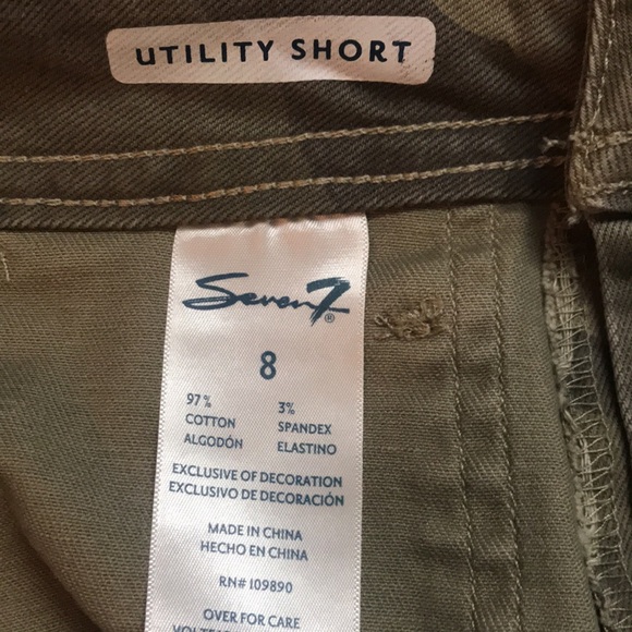 Seven7 Brand Utility Shorts in Camo Size 8 Inseam 5” with lots of stretch | NWT! - Picture 6 of 6